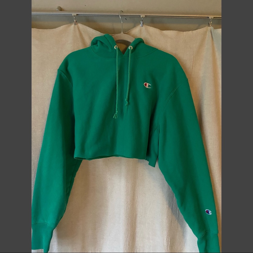 Champion cropped hoodie